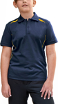 Picture of Winning Spirit Kids Sustainable Contrast Short Sleeve Polo (PS93K)