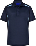 Picture of Winning Spirit Kids Sustainable Contrast Short Sleeve Polo (PS93K)