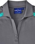 Picture of Winning Spirit Womens Sustainable Contrast Short Sleeve Polo (PS94)