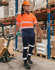 Picture of Australian Industrial Wear Unisex Cotton Stretch Drill Cuffed Work Taped Pant (WP28HV)