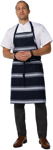 Picture of Chef Works Butcher Stripe Bib Apron (BSBA)