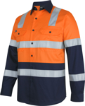 Picture of JB's Wear Hi Vis Day/Night Long Sleeve 150G Level 3 Work Shirt (6DNW3)