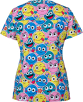 Picture of JB's Wear Womens Smiley Printed Scrub Top (4STP1-SMILEY)