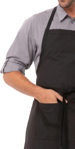 Picture of Chef Works Bib Apron with Contrasting Ties (AB012)