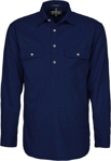 Picture of Ritemate Workwear Mens Pilbara Heavy Weight Closed Front Long Sleeve Shirt (RM800CF)