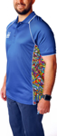 Picture of Trademutt Unisex RPET Bonza Blue Short Sleeve Polo (TM-21504)