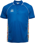 Picture of Trademutt Unisex RPET Bonza Blue Short Sleeve Polo (TM-21504)