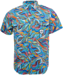 Picture of Trademutt Mens Snazzy Short Sleeve Full Print Full Button Workshirt (TM-21646)
