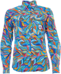 Picture of Trademutt Womens Snazzy Full Button Full Print Long Sleeve Workshirt (TM-21648)