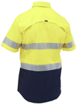 Picture of Bisley Workwear Mens X Airflow Hi Vis Taped Stretch Ripstop Shirt (BS1491T)