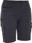 Picture of Bisley Workwear Womens Flx & Move Elastic Waist Cargo Short (BSHL1338)