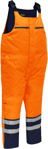 Picture of Bisley Workwear Mens Taped Hi Vis Freezer Bib & Brace Coverall (BAB6452T)