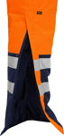 Picture of Bisley Workwear Mens Taped Hi Vis Freezer Bib & Brace Coverall (BAB6452T)