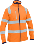 Picture of Bisley Workwear Mens Taped Hi Vis Soft Shell Jacket (BJ6058T)