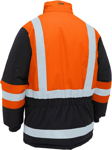Picture of Bisley Workwear Mens H Taped Hi Vis Freezer Hooded Jacket (BJ6454HT)