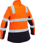Picture of Bisley Workwear Womens Taped Two Tone Hi Vis 3-in-1 Soft Shell Jacket (BJL6078T)