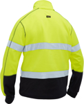 Picture of Bisley Workwear Mens Taped Hi Vis Zip Front Fleece (BK6611T)