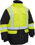 Picture of Bisley Workwear Mens H Taped Hi Vis Freezer Hooded Jacket (BJ6454HT)