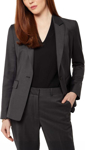 Picture of NNT Uniforms Womens Wool Blend Twill Tailored Jacket - Charcoal (CAT1HC-CHA)