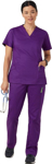 Picture of NNT Uniforms Womens Next-Gen Antibacterial Active Curie Scrub Pant - Purple (CAT3VE-PUR)