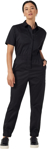 Picture of NNT Uniforms Womens Jenner Jogger Jumpsuit - Black (CAT3WD-BLA)