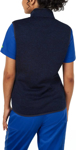 Picture of NNT Uniforms Womens Textured Fleece Zip Front Vest - Navy (CAT74N-NAV)