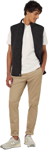 Picture of NNT Uniforms Mens Textured Fleece Zip Front Vest - Charcoal (CATF32-CHA)