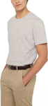 Picture of NNT Uniforms Mens Como Australian Cotton Short Sleeve Tee - Light Grey Marle (CATJPS-LGM)