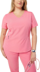 Picture of NNT Uniforms Womens Invigorate Helen Scrub Top - Pink (CATUWX-PIN)