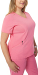 Picture of NNT Uniforms Womens Invigorate Helen Scrub Top - Pink (CATUWX-PIN)