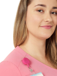 Picture of NNT Uniforms Womens Invigorate Helen Scrub Top - Pink (CATUWX-PIN)