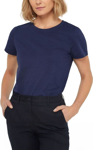 Picture of NNT Uniforms Womens Eva Australian Cotton Short Sleeve Tee - Navy (CATUXT-NAV)