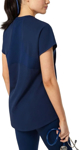 Picture of NNT Uniforms Womens Invigorate Crew Neck Scrub Top - Navy Blue (CATUY7-NVB)