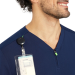 Picture of NNT Uniforms Invigorate Charles Scrub Top - Navy Blue (CATRHL-NVB)