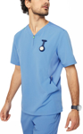 Picture of NNT Uniforms Invigorate Charles Scrub Top - Light Blue (CATRHL-LBL)