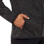 Picture of NNT Uniforms Womens Textured Fleece Zip Front Jacket - Charcoal (CAT5E2-CHA)