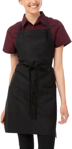 Picture of Chef Works Two Patch Pocket Bib Apron (F53)