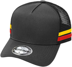 Picture of Grace Collection A Frame Striped Trucker Cap (AH456)