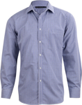 Picture of Winning Spirit Mens Multi Tone Check Long Sleeve Shirt (M7320L)
