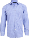 Picture of Winning Spirit Mens Multi Tone Check Long Sleeve Shirt (M7320L)