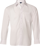Picture of Winning Spirit Mens Poplin Long Sleeve Business Shirt (BS01L)