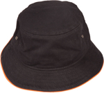 Picture of Winning Spirit Soft Washed With Contrast Sandwich Bucket Hat (CH31)