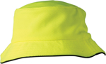 Picture of Winning Spirit Pique Mesh With Sandwich Bucket Hat (CH71)