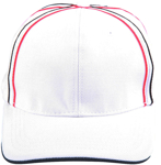 Picture of Winning Spirit Tri Colour Pique Mesh Cap (CH76)