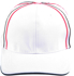 Picture of Winning Spirit Tri Colour Pique Mesh Cap (CH76)