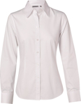 Picture of Winning Spirit Womens Poly Cotton Stretch Long Sleeve Shirt (M8020L)