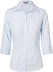 Picture of Winning Spirit Womens Self Stripe 3/4 Sleeve Shirt (M8100Q)