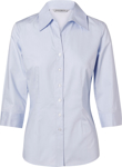 Picture of Winning Spirit Womens Fine Twill 3/4 Sleeve Shirt (M8030Q)