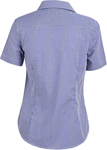 Picture of Winning Spirit Womens Multi Tone Check Short Sleeve Shirt (M8320S)