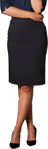 Picture of Winning Spirit Womens Stretch Mid Length Lined Pencil Skirt (M9471)